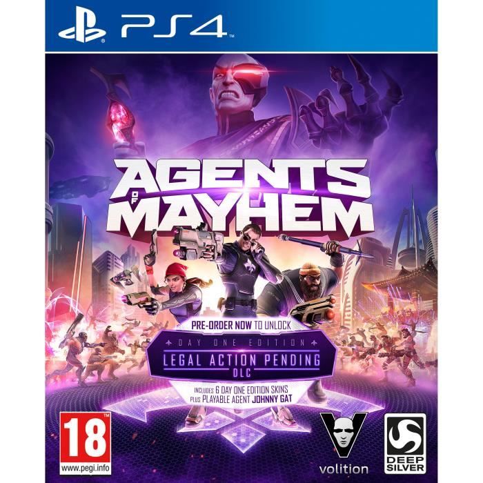 Agents of Mayhem Day One Edition : Playstation 4 ML