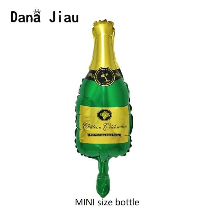 Ballons De Decoration Pour Fete D Anniversaire 30th Verres De Champagne Rose Bouteille De Whi Modele Mini Size Hypdqqc Cdiscount Maison