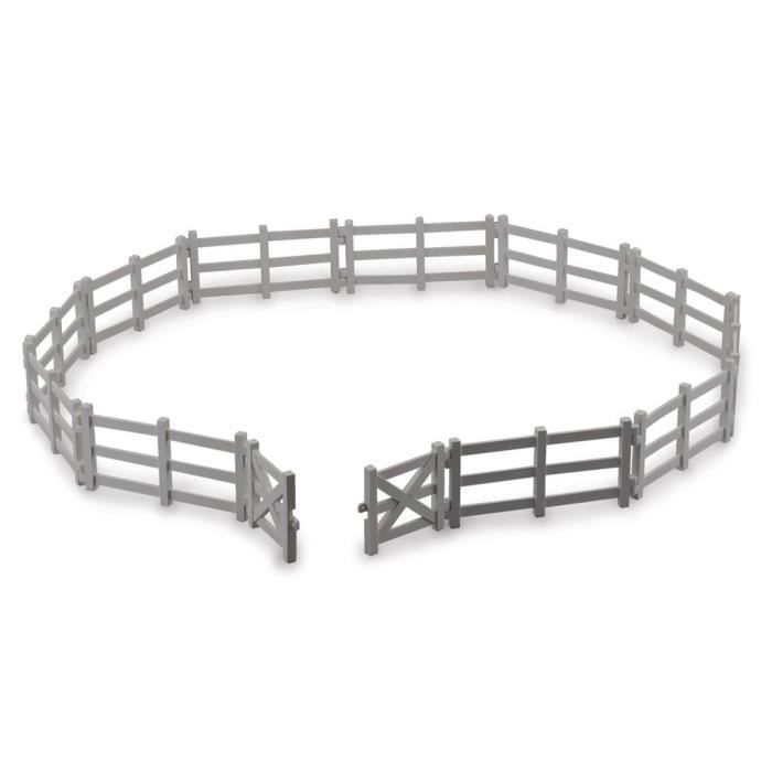 Comparer les prix de Clôture avec portail Collecta - Gris - 78 cm - Jouet en plastique pour enfants de 3 ans et plus