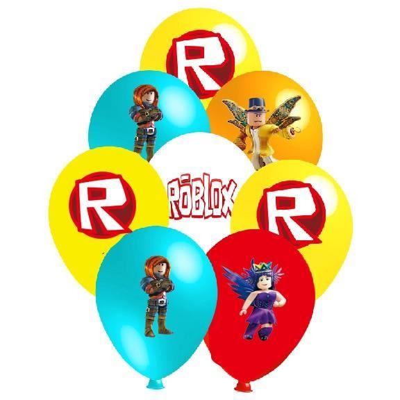 Balloon 15pcs Roblox Decoration Theme Robot Anniversaire Ensemble De Vaisselle Assiette En Papier Tasse Paille Fournitures D Cdiscount Maison