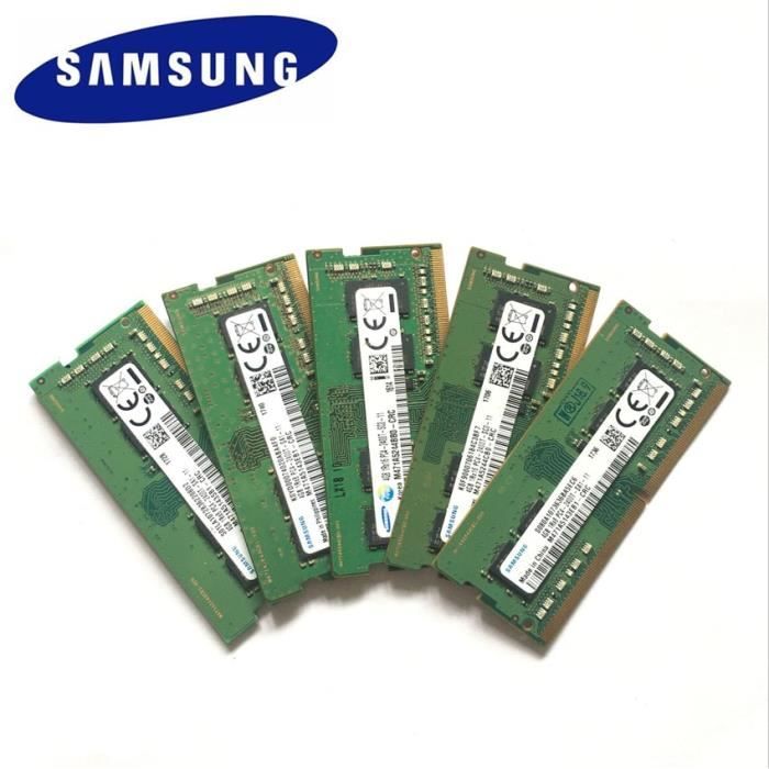 RAM Samsung DDR4 4G 2400 MHz Memoire pour ordinateur portable