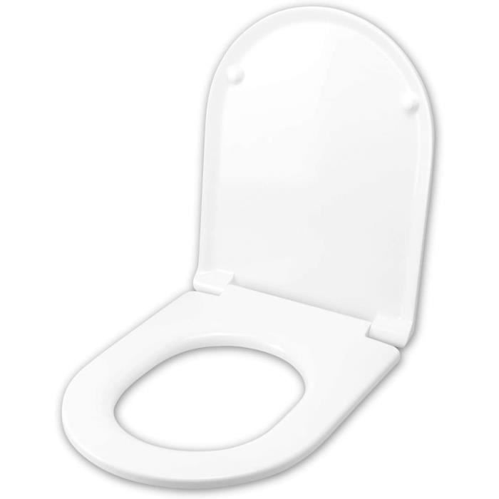 Abattant wc pour sanindusa jade blanc thermodur charni re
