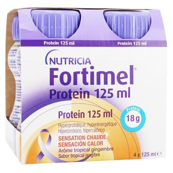 Nutricia Fortimel Protein Sensation Chaude Tropical Gingembre 4 x 125ml -  Cdiscount Au quotidien