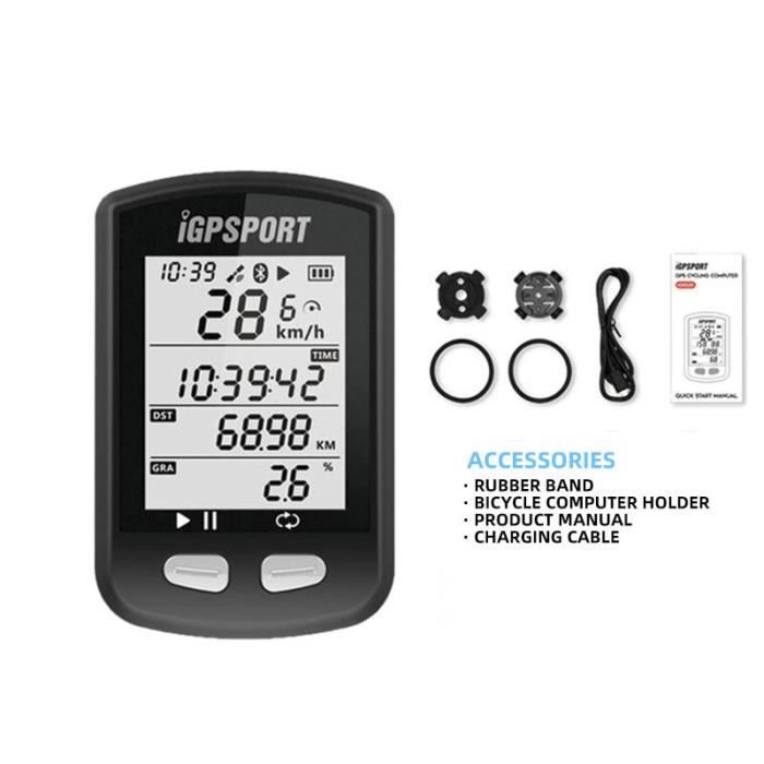 GPS Vélo Sans Fil M2 - ANT+, Bluetooth, Compteur De Vitesse étanche, Neuf