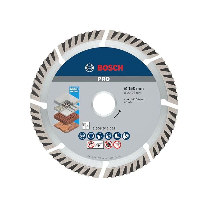 Disque à tronçonner diamanté Standard for Universal 150 x 22 23 x 2 4 x 10 mm Bosch Accessories 2608615061 Diamètre 150 - vue 2