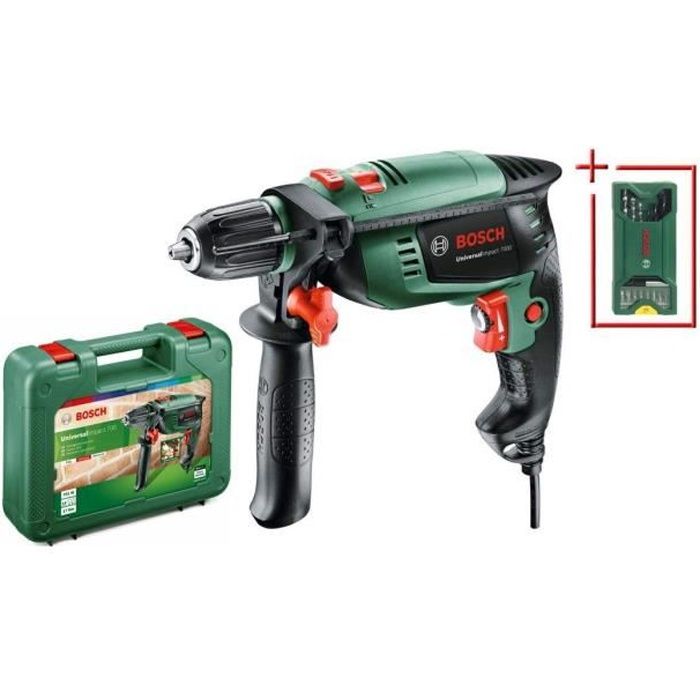 Perceuse A Percussion Bosch Universal Impact 700 Coffret Accessoires Percage Et Vissage Mallette Bosch Achat Vente Perceuse Perceuse A Percussion Bosch Cdiscount