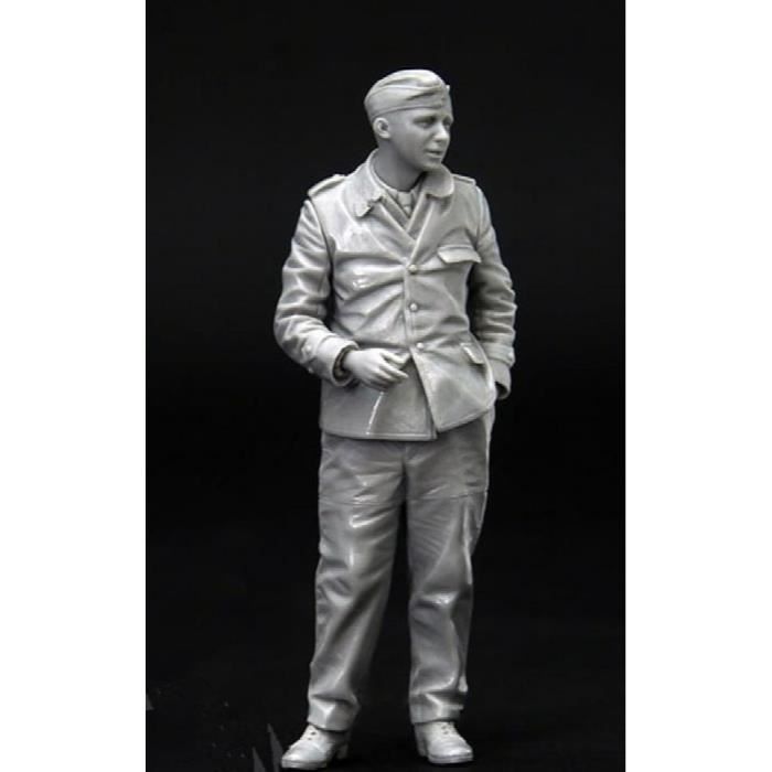 Kit Figurine Résine 1/32 – Ancien Homme Assis Avec Instruments – Modèle Non Assemblé Non Peint – 54mm