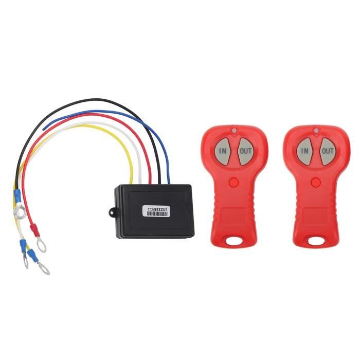 Télécommande Sans Fil Pour Treuil 12V/24V - Portée 75 Pieds, Contrôle à Distance Sécurisé - Marque BOROCO