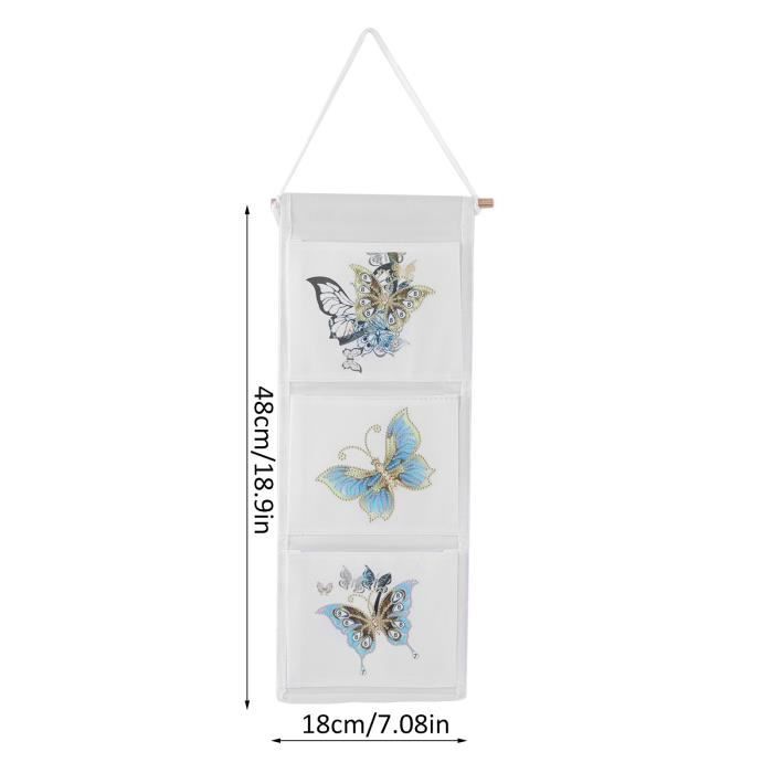 HO-SFSM Lot De 2 Rangements Barrettes Cheveux Nuage Arc-en-Ciel - Organisateur Mural Fille