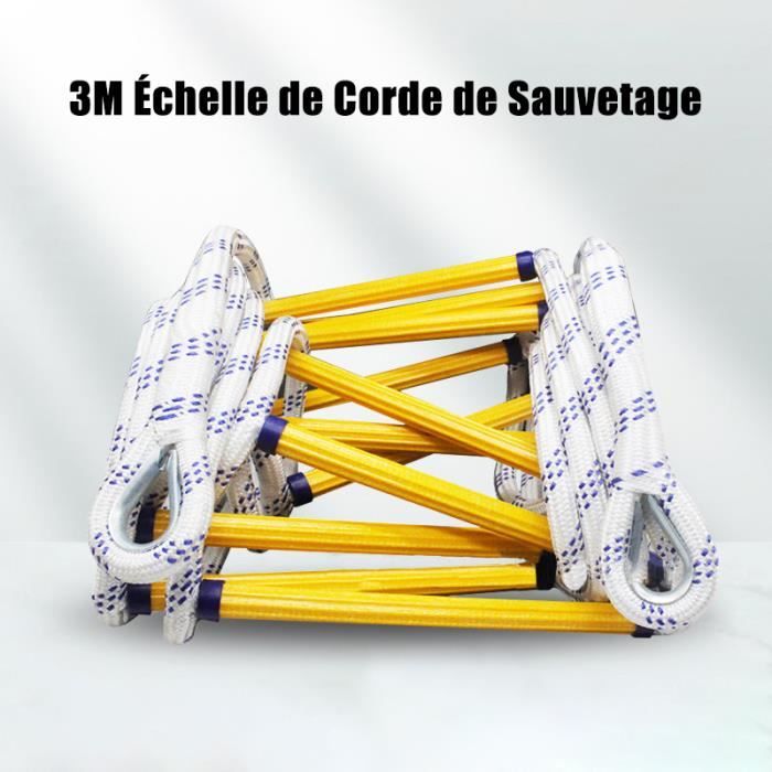 Échelle De Corde Ignifuge D'évacuation D'urgence Portable