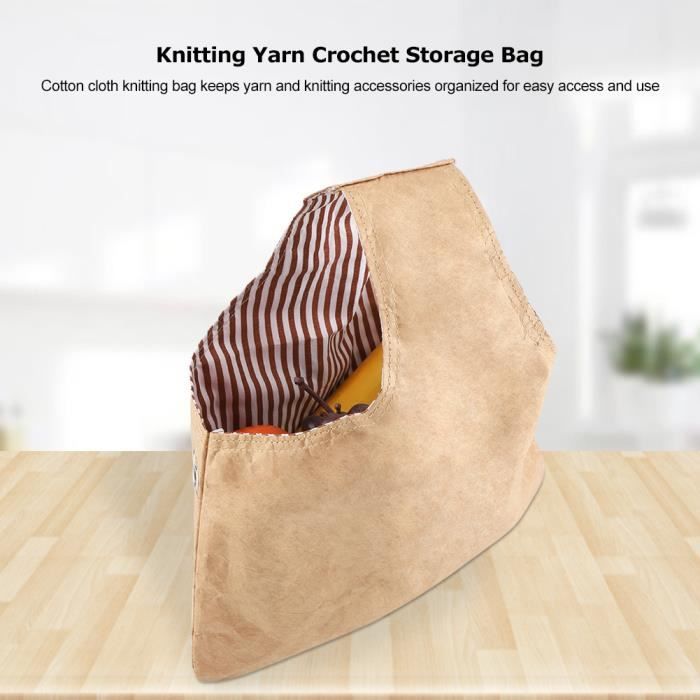 Wytino Sac De Rangement à Tricoter, Objets D'artisanat En Tissu
