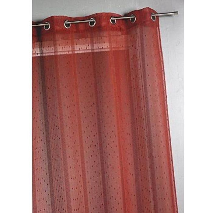 Home Maison Hm6923308 Voilage Tisse Filete A Grande Largeur Polyester Rouge 300 X 240 Cm Achat Vente Rideau Cdiscount