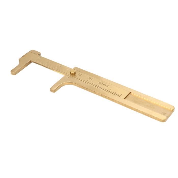 Pied à Coulisse - HURRISE - Double échelle - Laiton - Haute Précision