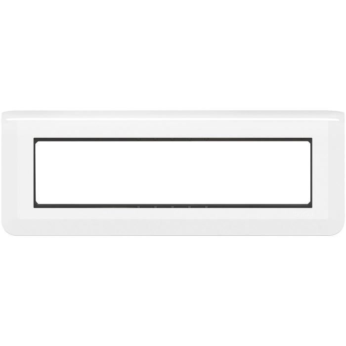 LEGRAND - Mosaic support plaque 8 modules blc hort