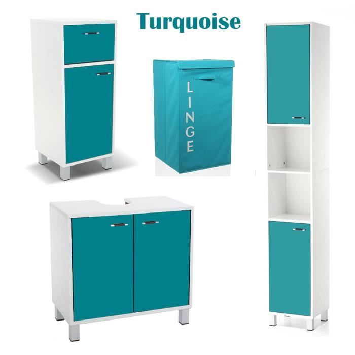 Colonne De Salle De Bain Turquoise Autres Bleu Achat Vente