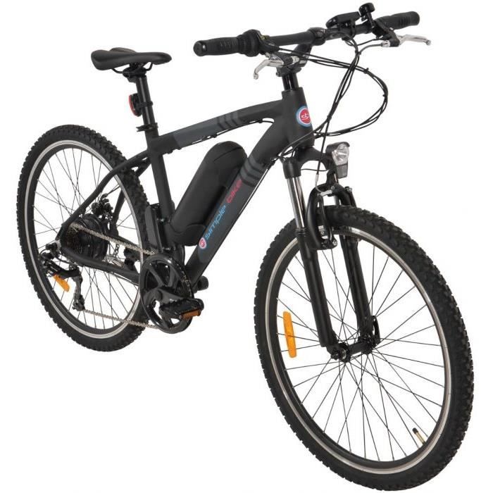 Velo Electrique Noir 250 Watt Adulte Modele E Mountain Simple Bike Prix Pas Cher Cdiscount