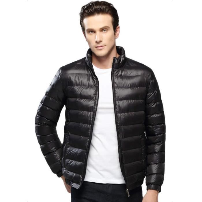 Doudoune homme de Marque luxe garder au chaud coupe slim en hiver