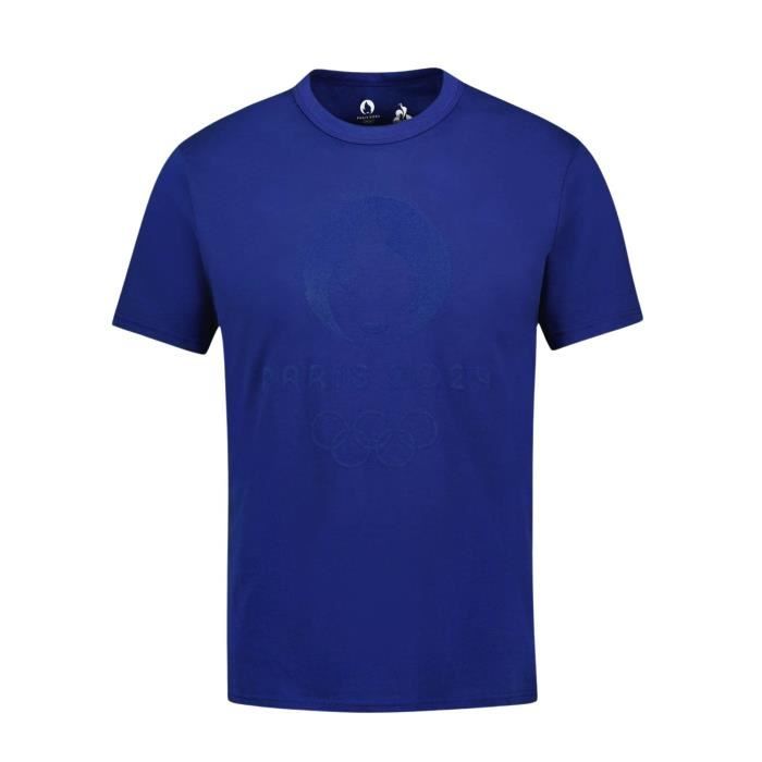 T-shirt Le Coq Sportif Jeux Olympiques Paris 2024 - Noir - Taille L - Neuf Avec étiquettes