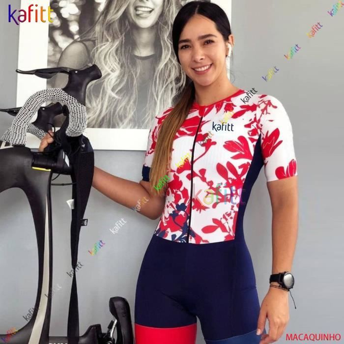 Combinaison de cyclisme unisexe manches courtes personnalisable LENKA