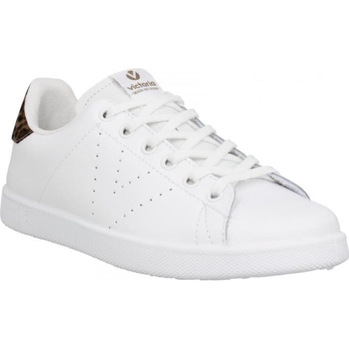 Basket Victoria VICTORIA 112510 Basse Cuir Lacets Blanc