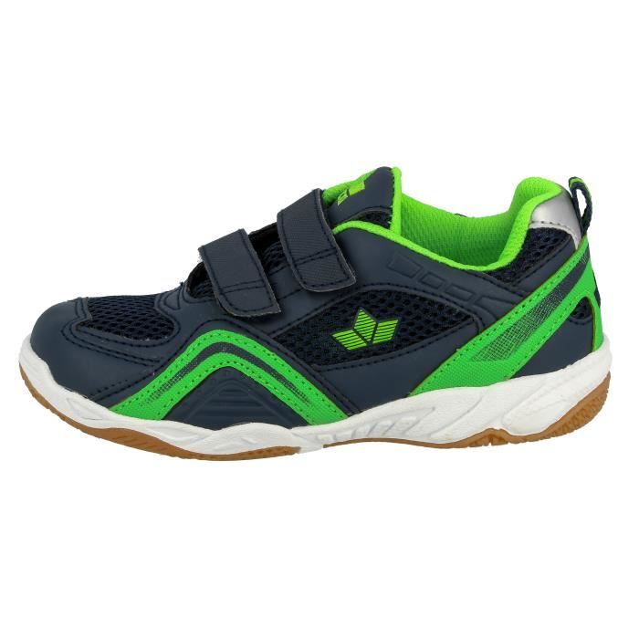 LICO Enjoy V Chaussure de sport enfant garçon - Bleu Nylon Scratch Semelle interchangeable LICO Enjoy V Chaussure de sport enfant garçon - Bleu Nylon Scratch Semelle interchangeable