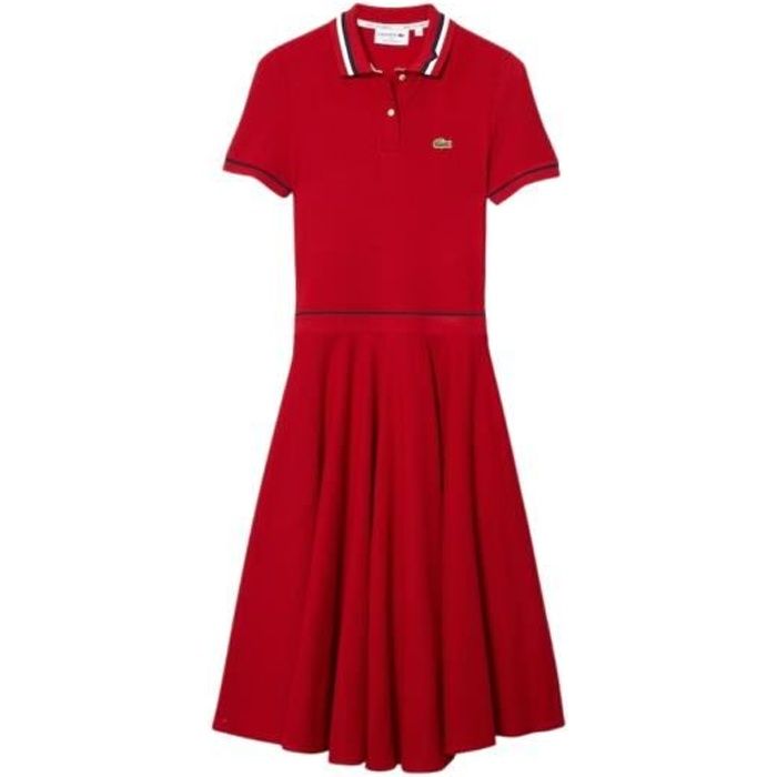 robe polo rouge