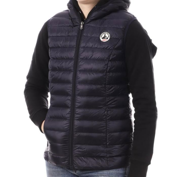 Doudoune capuche sans manche Mali Just over the top Femme Bleu Cdiscount Pret a Porter