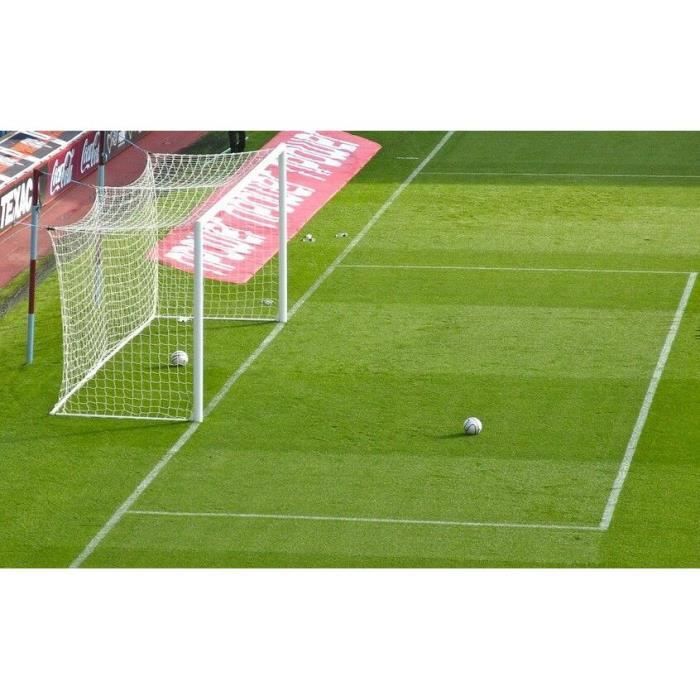 Filet De But De Football POWERSHOT 2,4m X 1,8m X 1m – Maille Renforcée 2 Mm Anti-UV, Filet D'Entraînement Ou Rechange