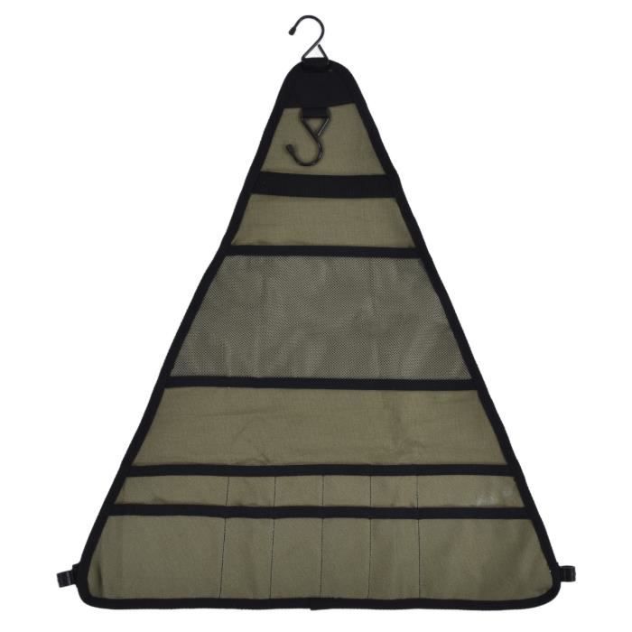 Sacs de rangement, 4 sacs de rangement suspendus en coton et lin, sacs