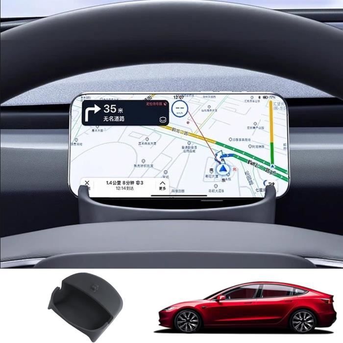 Support Lunettes Tesla Model 3 2017-2025 - Range Soleils Console Centrale Ywooon