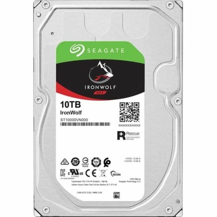 SEAGATE - Disque dur Interne - NAS IronWolf - 4To - 3.5 - 5400 tr/min  (ST4000VN006) - Cdiscount Informatique