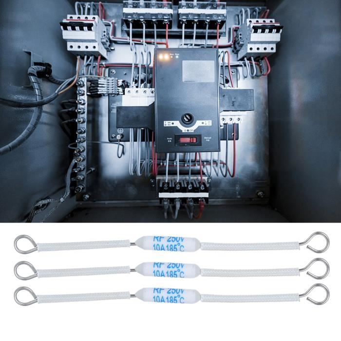 Lot De 10 Fusibles Bussmann (Eaton) FNQ-R-20 - Classe CC, Time-Delay, 20A, 300VDC - Pour Circuits électroniques/industriels