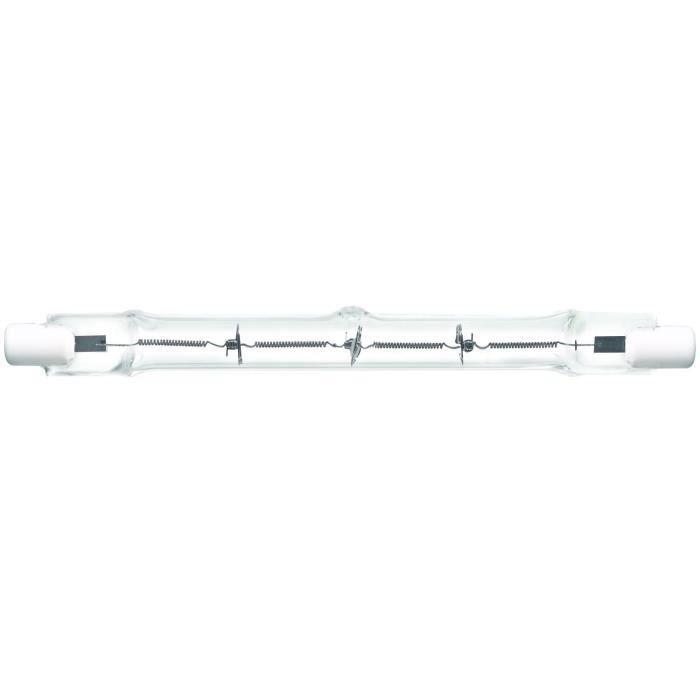 Lot De 2 Ampoules Halogènes R7S 118mm 120W - 220V - Idéal Pour éclairage Puissant