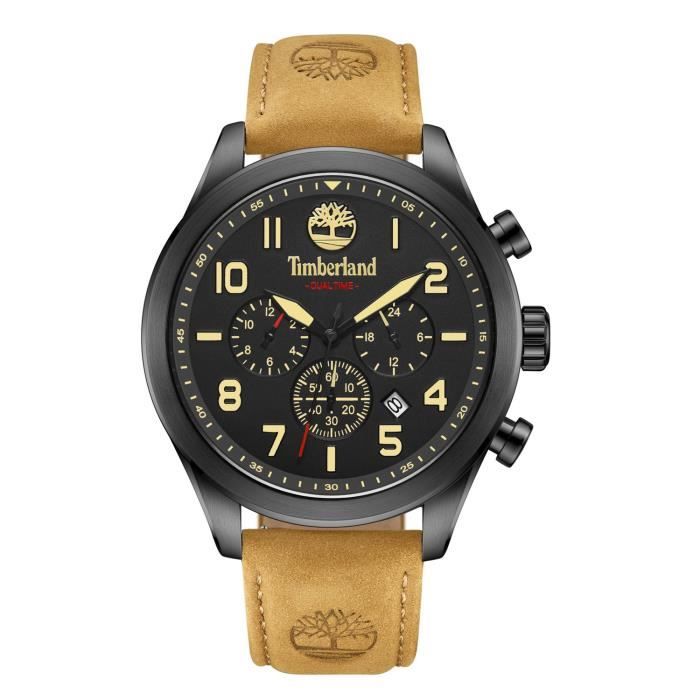 Bracelet cuir et tissu homme Timberland Montre Timberland