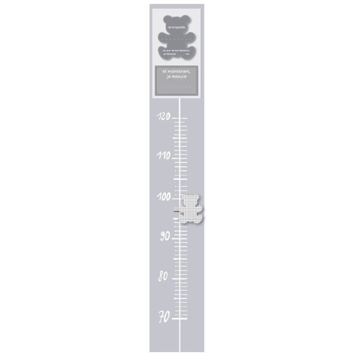 Toise Douceur De Gris Personnalisable Titoutam Cdiscount Puericulture Eveil Bebe