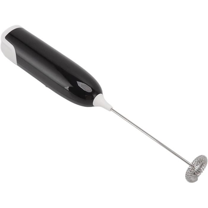Philorn Mousseur à lait portable rechargeable avec indicateur de batterie et 2 fouets – Fouet à café électrique, mélangeur à cappuccino, mousseur à chocolat chaud pour boissons de style barista (gris