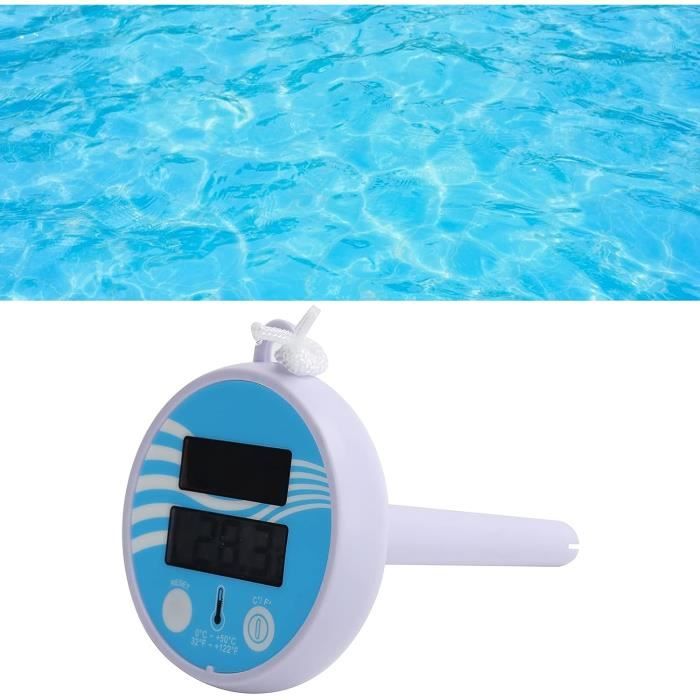 Kisangel Thermomètre De Pêche Et Aquarium - Précis, Portable, ABS Noir Pour Eau Extérieure