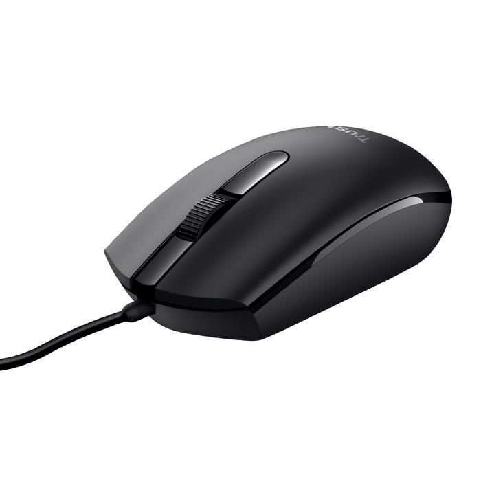 Souris Filaire Trust Basi – Ambidextre USB Type-A Optique 1200 DPI, 3 Boutons - vue 5
