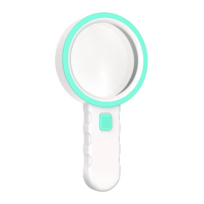 Loupe De Lecture Éclairante MoKo 30X Avec 18 LED - Idéal Personnes Âgées Et Lecture Précise