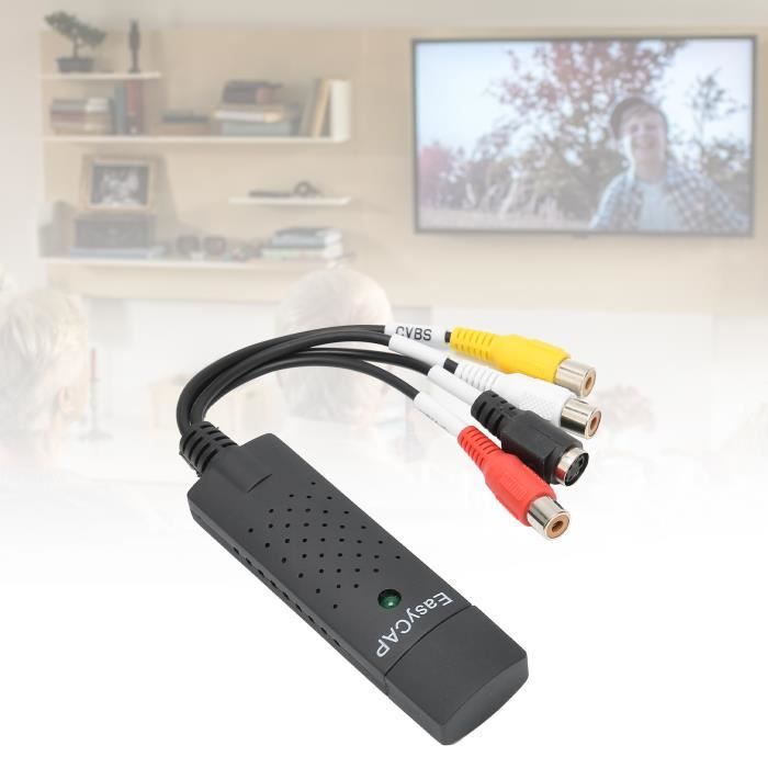 Carte de capture audio/vidéo - VBESTLIFE - USB 2.0 - Résolution 720x576 ...