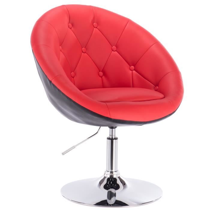 Fauteuil Salon Rembourré Fauteuil De Salon WOLTU - Similicuir Brun, Cadre Métallique, Style Vintage - Pour Salon, Chambre, Balcon Fauteuil Métal Et Simili - 8
