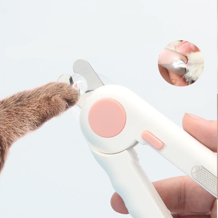 Comparer les prix de Coupe Ongles Chat, Ligne de Sang LED Coupe Ongles Animaux, Ciseaux Griffes Chien Professionnels avec Lime à Ongles