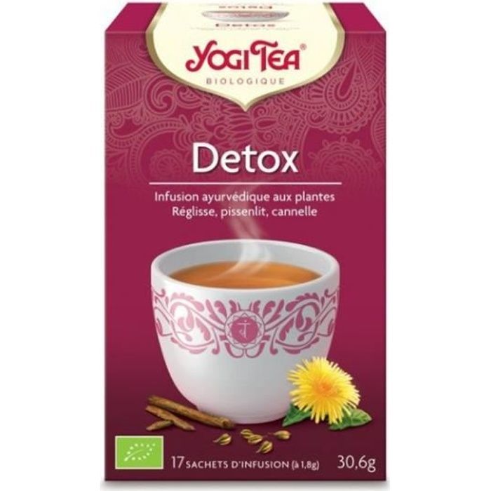 Yogi Tea Detox 17 sachets - Cdiscount Au quotidien