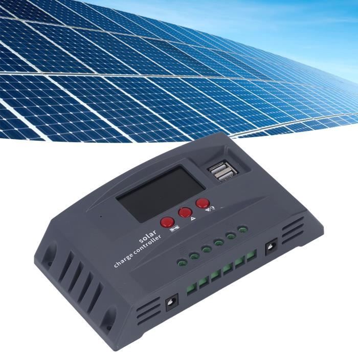 Contrôleur solaire MPPT boost buck 10A12V 24V, contrôleur de charge