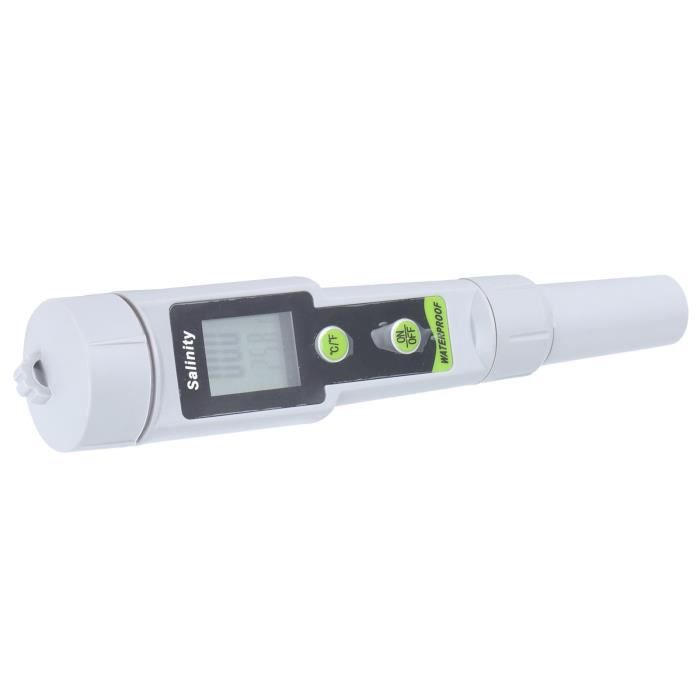 Réfractomètre Portatif De Salinité Eau De Mer - Mesure 0-100% - Compensation Automatique De Température - Pour Aquarium, Aquaculture