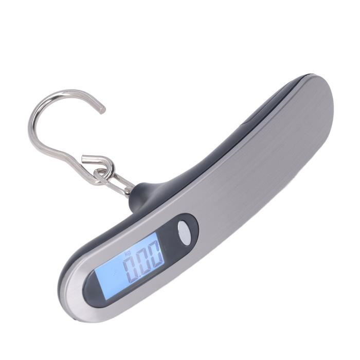 Pèse-bagages électronique, Balance De Pêche électronique Portable LCD Balance De Voyage Numerique Pour Bagages Max 50 Kg Avec Crochet Sangle De 94047892