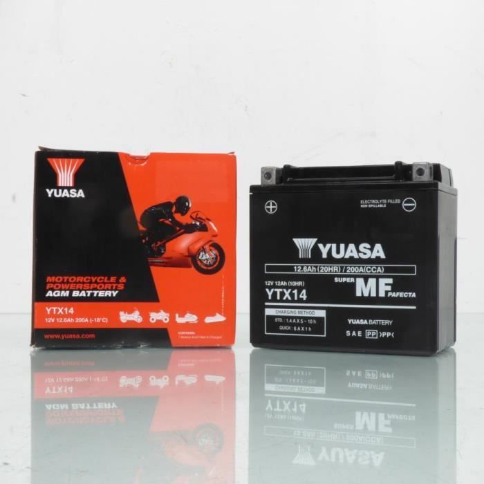 Batterie SLA Yuasa pour Moto Harley Davidson 1130 VRSCR Street Rod