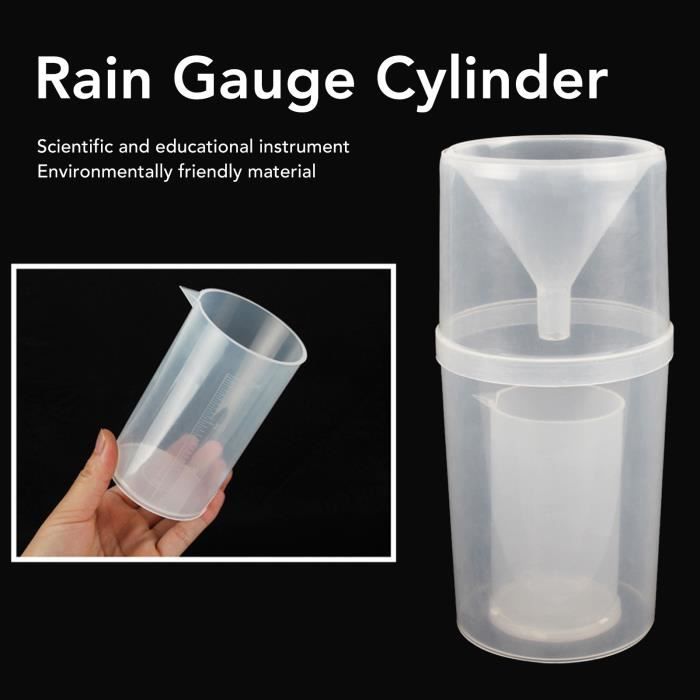 Pluviomètre En Plastique Vert - Capacité 35 Mm - Avec échelle Précise - Pour Jardin, Champ, Extérieur - 11