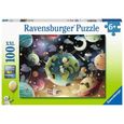 Puzzle 100 pièces XXL - RAVENSBURGER - Planètes fantastiques - Science et espace - Mixte - A partir de 6 ans-1