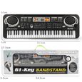 XICHAO - 61 Touches clavier Electronique Piano Jouet Musical pour enfants 6106 Multi-Fonction professionnel-1